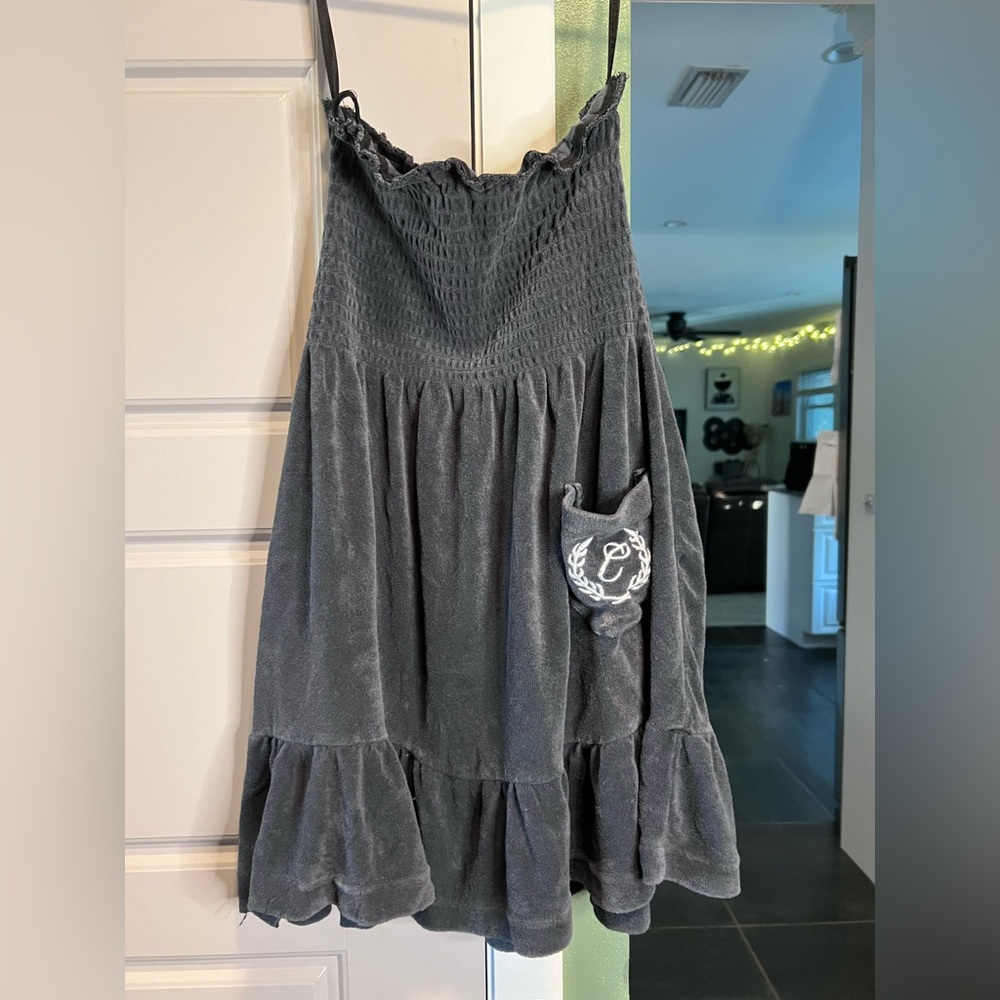 Chic Charcoal A-Line Skirt